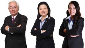 Từ trái qua phải: Ông Trần Phương Bình, bà Nguyễn Thị Ngọc Vân và bà Nguyễn Thị Kim Xuyến. Nguồn ảnh: Internet 