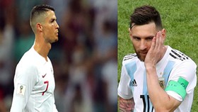 Hai siêu sao Ronaldo và Messi sớm chia tay World Cup 2018