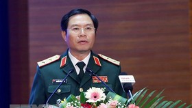 Trung tướng Nguyễn Tân Cương vừa được bổ nhiệm giữ chức Thứ trưởng Bộ Quốc phòng. Ảnh: TTXVN