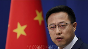 Người phát ngôn Bộ Ngoại giao Trung Quốc Triệu Lập Kiên. Ảnh: TTXVN