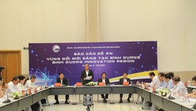 Toàn cảnh Hội nghị báo cáo Đề án “Vùng đổi mới sáng tạo Bình Dương – Binh Duong Innovation Region”