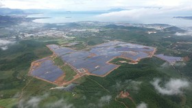 Dự án Nhà máy Điện mặt trời KN Vạn Ninh nhìn từ trên cao