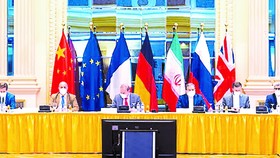 Quang cảnh cuộc họp của Ủy ban chung giám sát JCPOA tại Vienna, Áo ngày 20-6