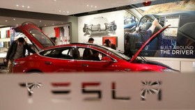 Một mẫu xe của Tesla. Ảnh: Reuters