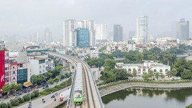 Dự án Đường sắt đô thị Hà Nội tuyến Cát Linh - Hà Đông. Ảnh: QUANG PHÚC
