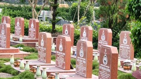 Khu mộ liệt sĩ trong Nghĩa trang Liệt sĩ Thành phố tại TP Thủ Đức