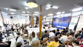 Các hoạt động hỗ trợ khởi nghiệp, đổi mới sáng tạo do SIHUB tổ chức thu hút đông đảo người tham dự. Ảnh: TẤN BA