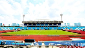 Sân vận động quốc gia Mỹ Đình (TP Hà Nội) được sửa chữa khang trang