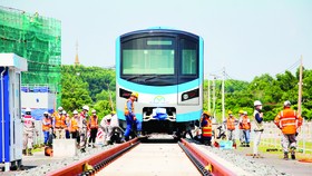6 toa tàu cuối cùng của Metro số 1 đã về depot Long Bình