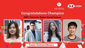 Đội Đại học RMIT đoạt quán quân cuộc thi Giải quyết tình huống kinh doanh HSBC