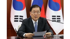 Ngoại trưởng Hàn Quốc Chung Eui-yong. Nguồn: Yonhap