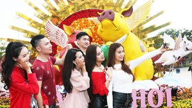 Phát cuồng với những góc check-in tại Lễ hội hoa xuân Sun World HaLong Complex