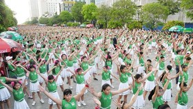 TPHCM: Đồng diễn bài thể dục “Năng động Việt Nam”