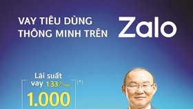 Ngân hàng Shinhan cho vay tiêu dùng thông minh trên Zalo