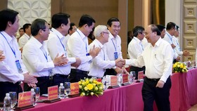 Thủ tướng Nguyễn Xuân Phúc chủ trì Hội nghị. Ảnh: QUANG HIẾU