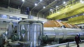 Bên trong một nhà máy điện hạt nhân ở miền Nam Iran. Ảnh: TTXVN