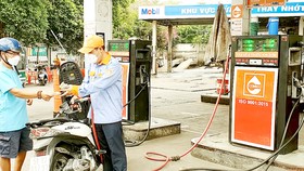 Cây xăng của Công ty Comeco trên đường Phan Huy Ích,  quận Gò Vấp. Ảnh: LẠC PHONG