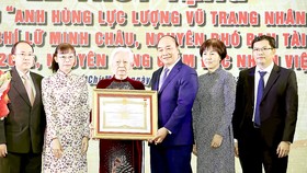 Truy tặng danh hiệu Anh hùng Lực lượng vũ trang nhân dân cho đồng chí Lữ Minh Châu