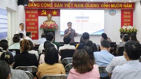 Ông Nguyễn Việt Dũng, Giám đốc Sở KH-CN TPHCM phát biểu tại hội nghị. Ảnh: Sở KH-CN TPHCM