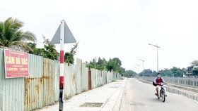 Bãi rác tự phát đã được dọn dẹp
