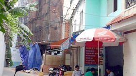  Căn nhà số 30/59 bị người dân tố xây lấn hẻm 46/10 và  hẻm 30 đường Nguyễn Cửu Vân