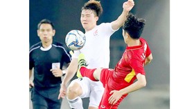 Đội tuyển U.23 Việt Nam trong cuộc so tài cùng đội Các ngôi sao K-League vào tháng 8 vừa qua