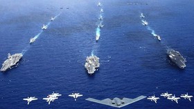Triều Tiên cho rằng cuộc tập trận của Mỹ - Nhật Bản - Hàn Quốc tạo ra mối đe dọa  hòa bình và an ninh quốc tế