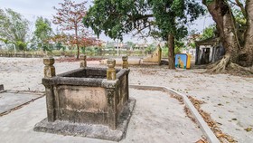 Giếng Chăm cổ ở làng thuần Việt gần ngàn năm tuổi Pháp Kệ. Ảnh: MINH PHONG