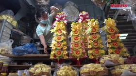 Chợ Bà Hoa nhộn nhịp những ngày cận Tết