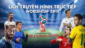 LỊCH TRUYỀN HÌNH TRỰC TIẾP WORLD CUP 2018 - ĐÀI VTV