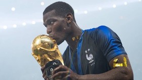 Paul Pogba trong đêm đăng quang World Cup 2018