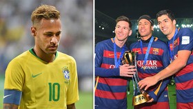 Neymar vẫn nhớ những ngảy vui ỡ Barcelona cvùng Messi và Luis Suarez.
