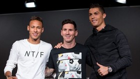 Neymar, Messi và Ronaldo. 