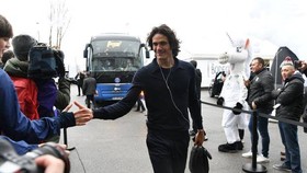 Edinson Cavani đi nghỉ ở Qatar cùng PSG