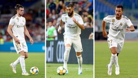 Gareth Bale, Karim Benzema và Eden Hazard