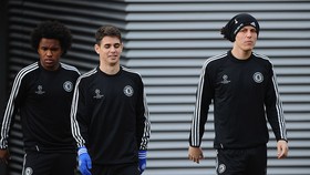 Willian, Oscar và David Luiz thời còn khoác áo Chelsea