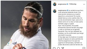 Bức tâm thư của Sergio Ramos trên Instagram