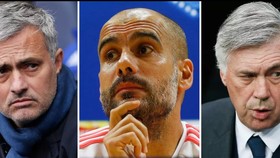  Jose Mourinho, Pep Guardiola và Carlo Ancelotti