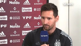 Leo Messi trong cuộc phỏng vấn cua Tyc Sports