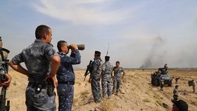 Lực lượng an ninh Iraq từng kiểm soát nhiều vùng làng mạc sau khi các tay IS bỏ chạy. Ảnh: Iraqi News