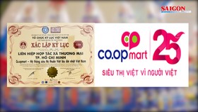  Co.opmart được công nhận là hệ thống siêu thị thuần Việt lâu đời nhất Việt Nam