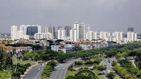Một góc Khu đô thị Phú Mỹ Hưng, TP. Hồ Chí Minh. (Ảnh minh họa. Nguồn: TTXVN)