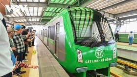 Tuyến đường sắt đô thị Cát Linh - Hà Đông được đưa vào khai thác vận hành từ ngày 6/11/2021.
