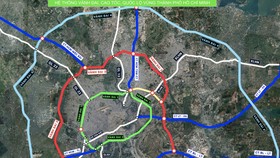 Vành đai 4 TP.HCM - vòng cung xanh ngoài cùng. Ảnh: Ban Giao thông