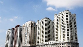 Khu chung cư căn hộ cao cấp trên đường Lê Đại Hành, Quận 10, Thành phố Hồ Chí Minh. (Ảnh: Hồng Đạt/TTXVN)