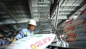 Hoạt động sản xuất tại nhà máy đạm Cà Mau, thuộc Công ty cổ phần phân bón dầu khí Cà Mau. (Ảnh: Huy Hùng/TTXVN)
