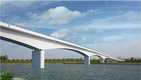 Phối cảnh cầu Kênh Vàng. (Ảnh: Cổng thông tin điện tử tỉnh Bắc Ninh)