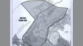 Quy hoạch phân khu xây dựng khu vực sân bay Thành Sơn Ảnh: Sở Xây dựng tỉnh Ninh Thuận