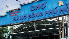 Chợ Hàng Bông Phú Hòa tạm dừng hoạt động từ sáng 10-7