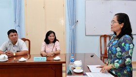 Chủ tịch HĐND TPHCM Nguyễn Thị Lệ tiếp công dân theo đơn phản ánh